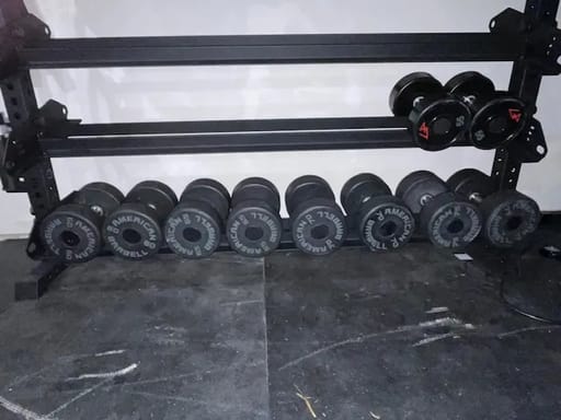 55-75lb Urethane Dumbbells
