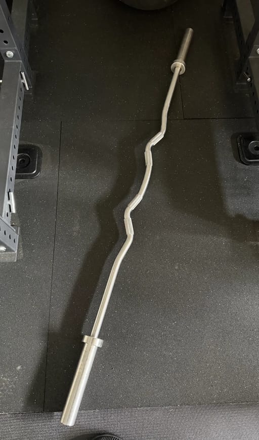 Rackable Curl Bar (Stainless Steel)