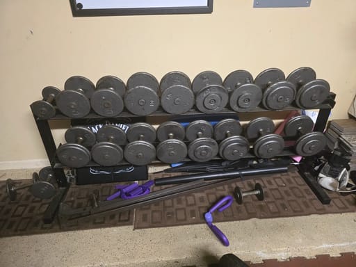 Dumbells Sets of 5, 10,15, 20, 25, 30, 35, 40, 45, 50