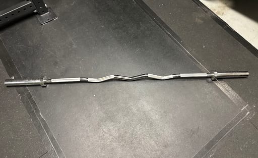 30lb rackable curl bar